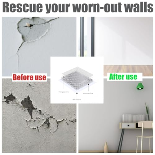 GALAXYFIBER Drywall Repair Kit, 16 Pieces, 4-6-8 inch Drywall Patch kit, Wall Repair Patch kit, Wall Patch Repair kit, Drywall Hole Patch, Drywall Patch kit, Wall Hole Repair kit, Drywall Patch Hole.