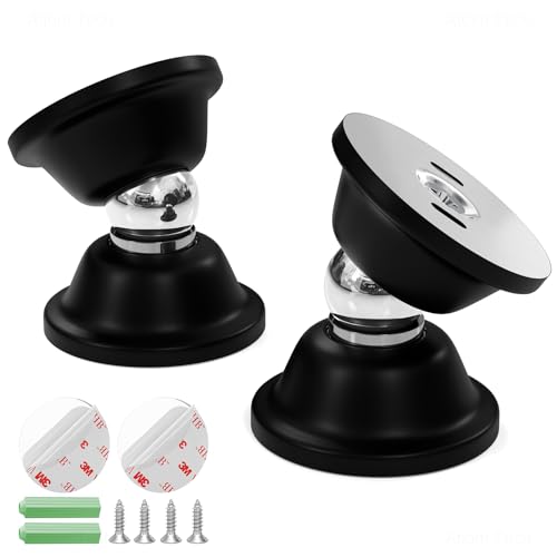 NiHome RV Magnetic Door Stop for Door Holding & Stopping 2PCS Black - color: Black-2PCS