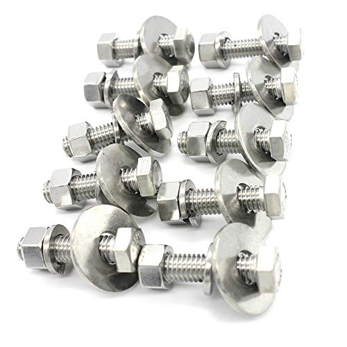 Bolt Fullerkreg 5/16-18x1/2 Hex Head Screws Bolts, 10 Sets - size: (10 Sets) 5/16x1/2"