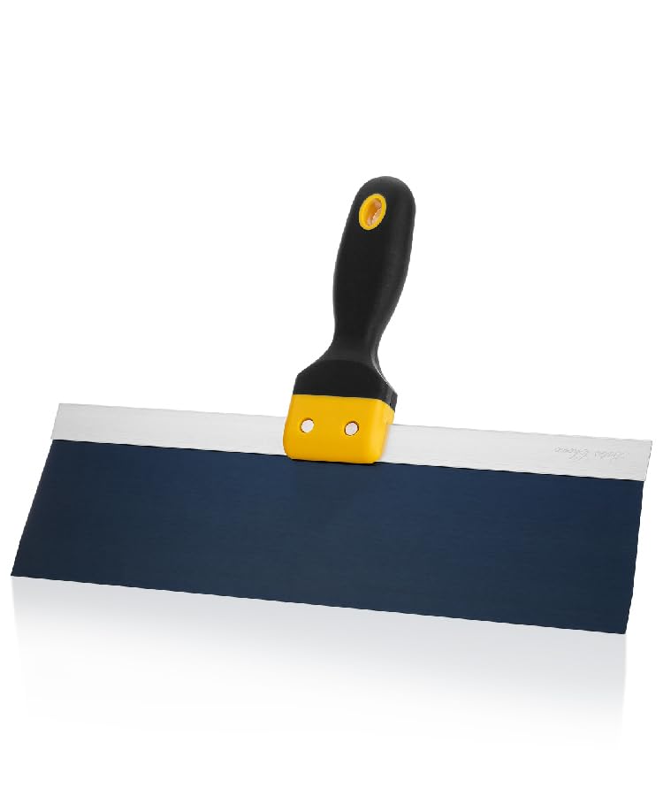 Bates- Taping Knife, 14 Inch, Blue Steel Drywall Taping Knife - size: 14 Inch