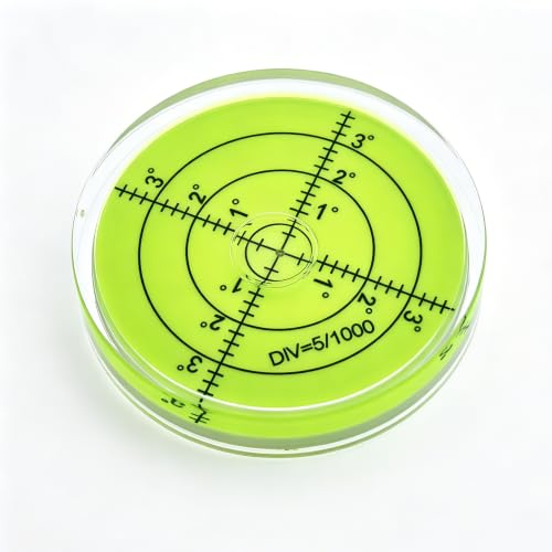Universal universal level, bubble level tool, circular 2.4 inches, 60mm (acrylic) - color: Acrylic