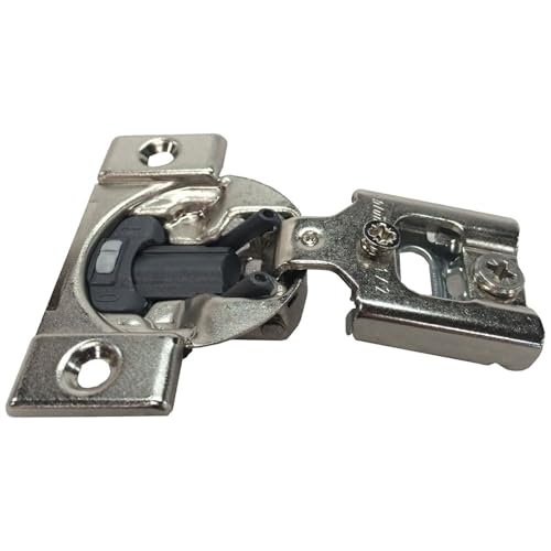 Blum 38N355BE08x10 Compact Soft-Close 1/2'' Overlay Blumotion Hinge, Nickel Finish (Pack of 10) - size: Pack of 10, style: Without Screws