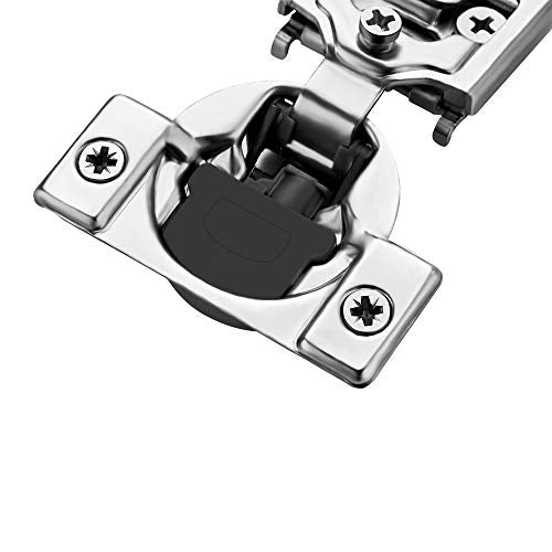 Ravinte 3/4 Inch Overlay Soft Close Hinge Kitchen Cabinet Hinges 60 Pack | 30 Pairs， Stainless Steel, Satin Nickel, Cabinet Hardware, Face Frame Fit, Adjustable For Kitchen, Cupboard, Furniture Doors - size: 3/4 inch Overlay