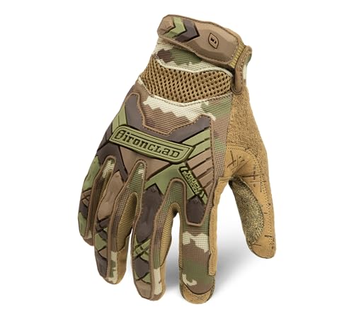 Ironclad Tactical Impact Camo Gloves - size: X-Large