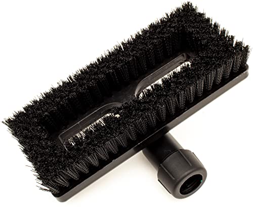 SPARTA 3638831EC03 Polyester Rectangle Scrub Brush, Floor Brush, Cleaning Brush With Swivel Head For Cleaning, 8 Inches, Black - color: Black