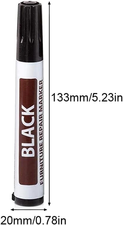 1Pc Furniture Repair Wood Cabinet Floor Touch Up Markers Scratch Filler Remover - Mahogany Wood Polish and Care Wood Floor Markers 95) (Walnut)