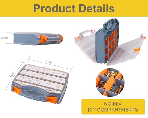 1085pcs Metric Bolt Assortment Kit -8.8 Grade, M4 M5 M6 M8 M10 M12 Heavy Duty Hex Bolts, Nuts Kit with Universal Socket, Yellow Zinc Plating, Durable Storage Case for DIY, Automotive, Length:12-40mm - size: M4 M5 M6 M8 M10 M12-1085pcs