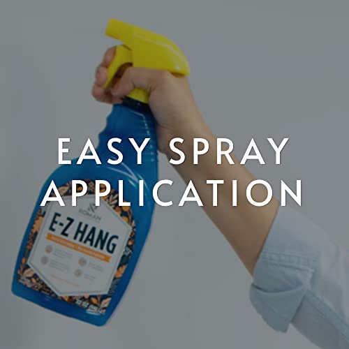 Roman’s E-Z Hang Peel & Stick Wallpaper Helper, Clear, Non-Staining, 32-OZ