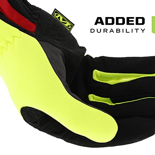 Mechanix Wear Hi-Viz FastFit Touchscreen Gloves, X-Large - color: Fluorescent Yellow, size: X-Large