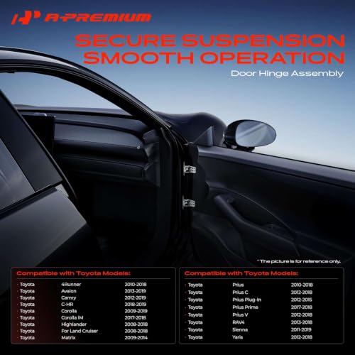 A-Premium Door Hinge Assembly Compatible with Toyota, Lexus, Scion