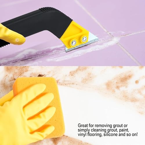 Tile Grout Saw Grout Removal Tool with 6 Pieces Extra Blades