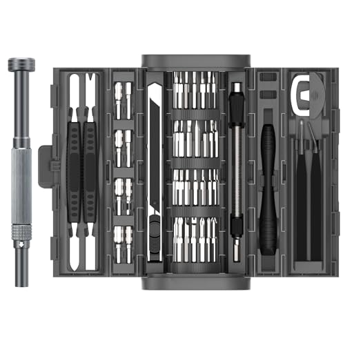 UF-TOOLS 83 in 1 Electronics Precision Screwdriver Set, Mini Professional Magnetic Repair Tool Kit with Torx Phillips Triwing for Computer, iPhone, Macbook, PC, Laptop, Watch, PS5, RC