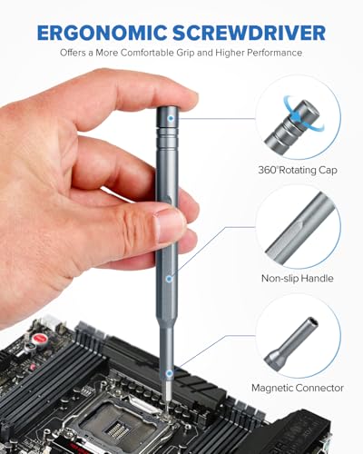 58-Piece Precision Screwdriver Set for Electronics & Eyeglasses Repair
