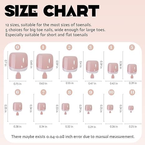 288pcs Press On Toenails Short Square Fake Toe Nails White French Tip False Toenails 12 Color Full Cover Acrylic Glossy Glue On Toe Nail for Women Manicure 12 packs - color: White French Tip Toenails