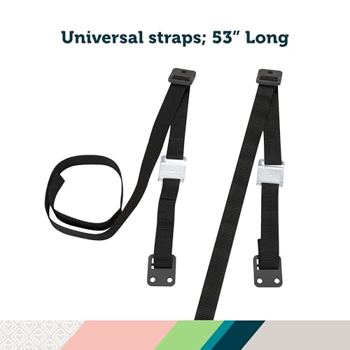 Safety 1st TV & Furniture Safety Straps, Black, 2‑Pack, Screws Included - size: 2 Count (Pack of 1)