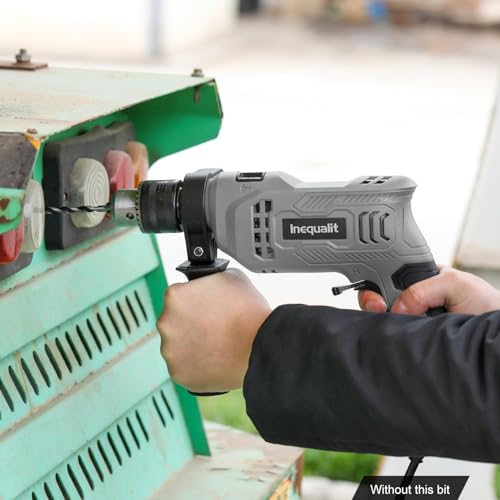 4.5Amp Corded Hammer Drill 3000 RPM Impact Drill with 5pcs Bits - style: Hammerdrill with 5pcs drill Bit