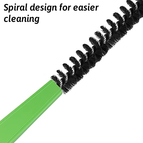 Sewer Drain Brush, Drain Clog Remover, 19.8inch Flexible Long Pipe Snake Hair Clogs Catcher Cleaner Tool for Toilet, Kitchen Sink, Sewer Drain, Bathroom Tub - color: Black Hair 19.8inch