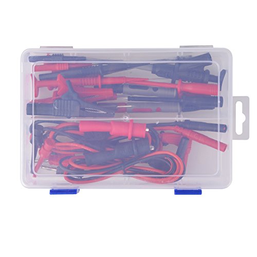 HANDSKIT 22-in-1 Multimeter Test Leads, Back Probe Kit with Alligator Clips
