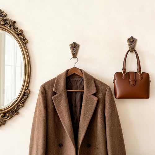 KURUI Bronze Metal Picture Hanging Kit with 10lb-100lb Picture Hangers - size: Bronze