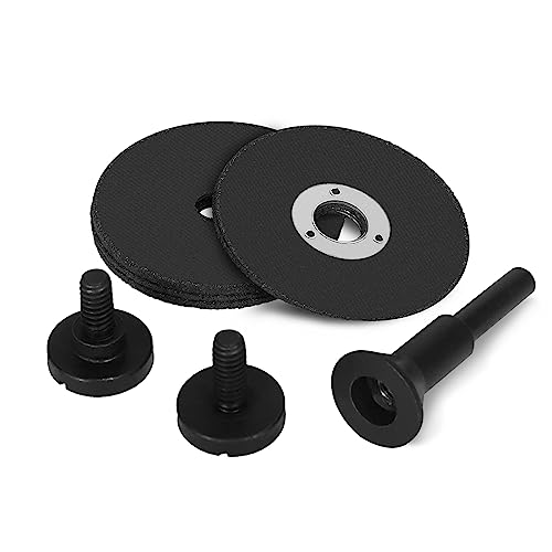 2" Cut Off Wheel for Die Grinder Drill, 1/4" Metal Cutting Disc - color: Cutting Wheel + Mandrel, size: 2 Inch x 5+1