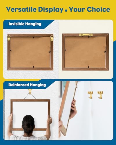 Uniclife 330 Pcs Heavy Duty Picture Hanging Kit, Picture Hanging Hooks,Gold - style: Gold