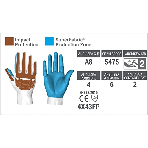 HexArmor | FireFighter Extrication-Rescue Impact Safety Gloves | EXT Rescue Series - color: 4011 | Impact Resistant Exoskeleton, size: Small (Pack of 1)