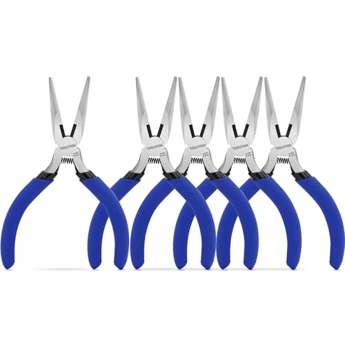 5 Inch Needle Nose Pliers Small Jewelry Pliers Tool 5 Pack - size: 5 Pack