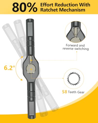 ORIA 42 in 1 Screwdriver Set, Magnetic Screwdriver Set, DIY Repair Tool Kit with Free Assembly T Handle, 40 Precision Bits, Portable Case for Furniture, Bicycle, Computer - color: Yellow