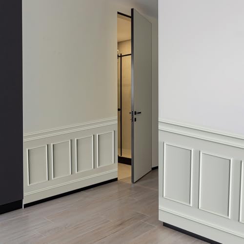 Melkus Peel and Stick Wall Molding Kit, 3 Sets 16"x24" Precut Wainscoting Panels, Self Adhesive Molding Trims for Interior Wall Décor - size: 3 Set/16"x24"