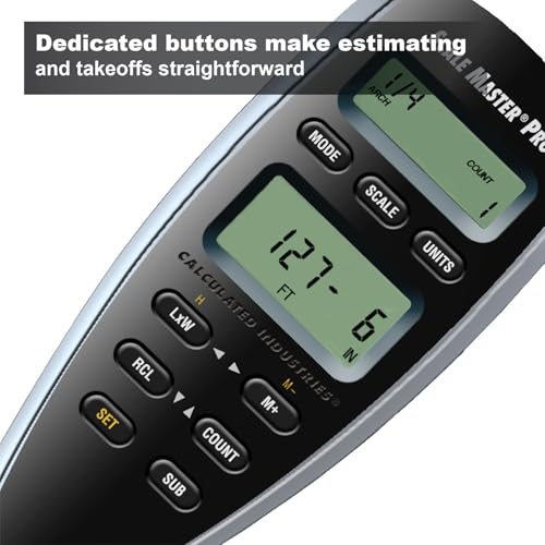 Calculated Industries Scale Master Pro 7.3-Inch Digital Plan Measure (6025)