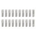 uxcell 2x8mm 304 Stainless Steel Dowel Pins, 50Pcs Knurled Head Flat Chamfered End Dowel Pin, Wood Bunk Bed Shelf Pegs Support Shelves Fasten Elements - size: 2x8mm