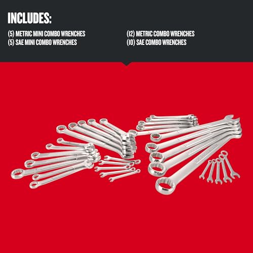 CRAFTSMAN Wrench Set, SAE / Metric, 32-Piece (CMMT12080) - style: 32 Piece SAE