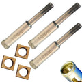 3/8" Diamond Drill Bit for Porcelain Tile Drill Bit 3/8 in x3 Tile and Glass Drill Bit 3/8 Diamond Tip Bit Simply Start at Angle SO NO Jumping 3/8 Porcelain Tile Drill Bit for Ceramic Tile 10mm - size: 10mm 3/8" 3 Pack