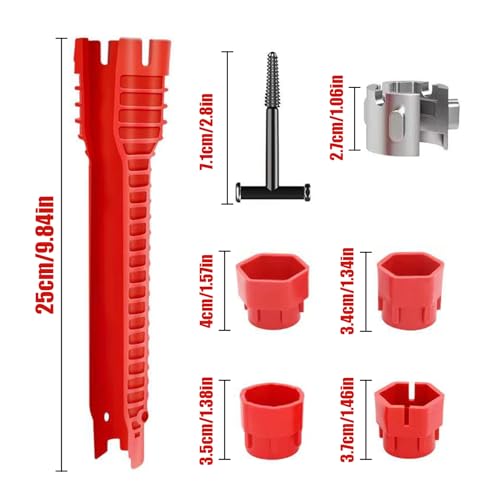 Faucet Wrench, 12-in-1 Sink Wrench for Tight Spaces - style: Twelve-in-one