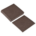 uxcell Felt Furniture Pads, 5-inch x 5-inch Self Adhesive Cuttable Anti Scratch Square Floor Protectors for Furniture Legs Hardwood Floor, Brown 8Pcs - size: 5-inch x 5-inch