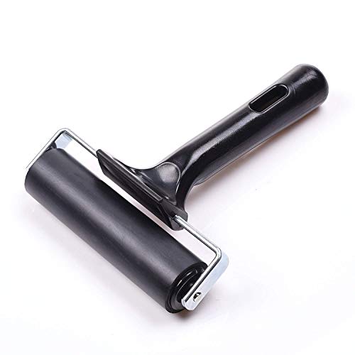 4-Inch Rubber Brayer Roller for Printmaking, Great for Gluing Application Also. (Original Version) - size: 1PCS