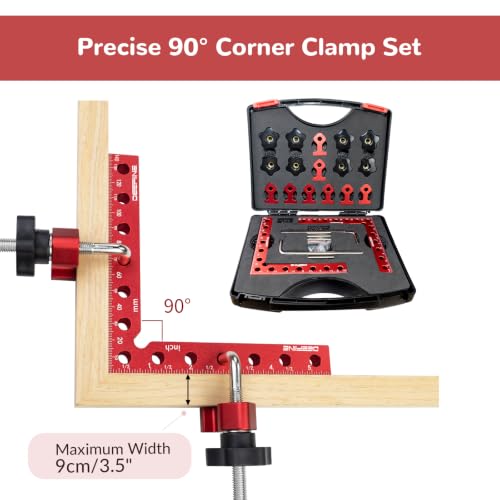 Corner Clamps for Woodworking, 4-Pack 90 Degree Right Angle Clamps - style: 4-Pack
