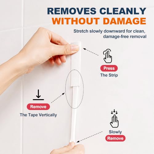 Damage Free Picture Hanging Strips Heavy Duty, L 80 Strips (40 Pairs) - size: L 40 Pairs