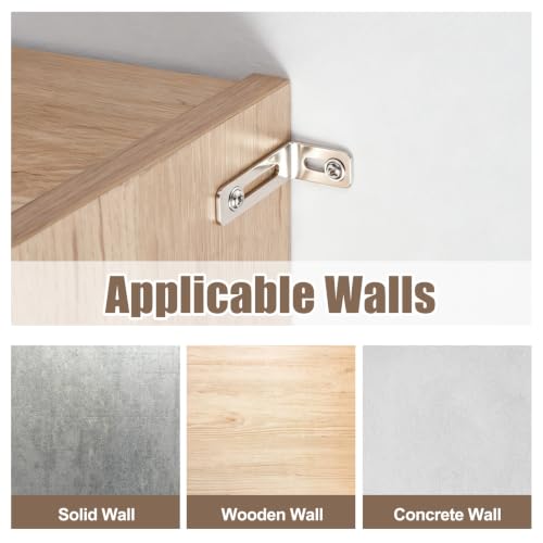 12 Pack Furniture Anchors for Baby Proofing, Furniture Wall Straps - color: Silver Furniture Anchors - 12 Pack