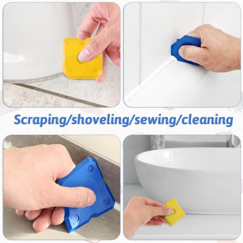 15 PCS Silicone Caulk Scraper Tool Set, Caulking Remover Tool - style: 15PCS