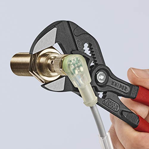 KNIPEX Tools - Pliers Wrench, Black Finish (8601180), 7 1/4-Inch, Black Finish - size: 7.25-Inch, style: Wrench, Black Finish