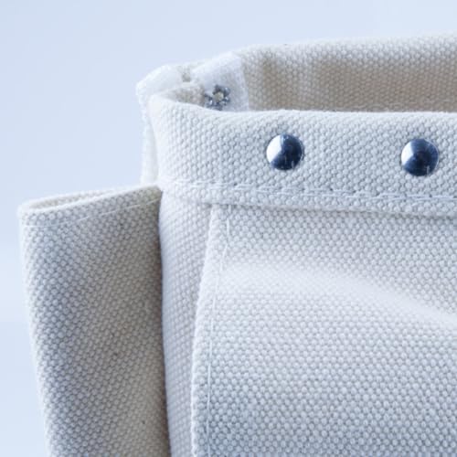 Klein Tools 5416T Tool Bag, Bull-Pin and Bolt Pouch, No. 4 Canvas with Tunnel Connection, 5 x 10 x 9-Inch - size: 1 Count, style: Canvas