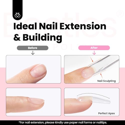 Beetles Hard Gel Jelly Pink, 30g 9 in 1 HEMA-Free Builder Nail Gel - color: Jelly Pink HEMA-Free 30 g