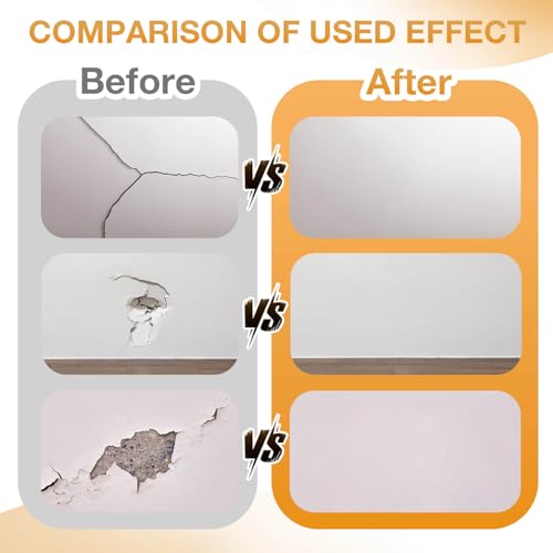 Drywall Repair Kit – 12-Piece All-in-One Spackle Wall Patch Kit for Holes, Cracks, and Dents – Includes Mesh Tape, Spackling Compound & Sanding Sponge