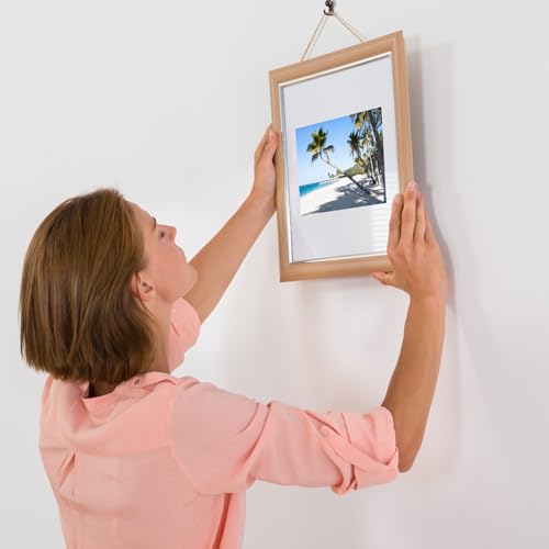 Jetec 30 Pieces Metal Push Pin Hangers Pin Wall Hooks Picture Hanging Picture Nails Frame Oil Painting Hooks on Wooden or Fabric Wall for Home or Office (Bronze) - color: Red Antique