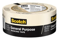 Scotch General Purpose Masking Tape, 2 Inch Wide, 1 Roll, 2050