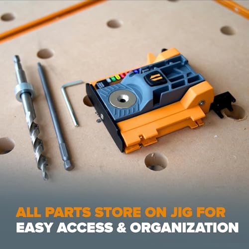 BORA Mini Pocket Hole Jig Kit with 50 Screws Auto-Adjusting Portable System - size: Mini Pocket Hole Jig