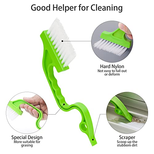 Window Track Cleaning Brush Set, 5 Pack Crevice Cleaning Tools