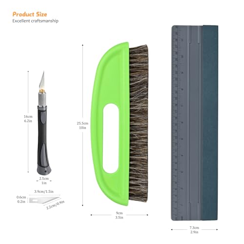 EHDIS Wallpaper Smoothing Tool Kit Wallpaper Smoothing Brush Large Wallpaper Squeegee for Applying Peel and Stick Wallpaper, Vinyl Backsplash Tile,Smoothing Wallcovering