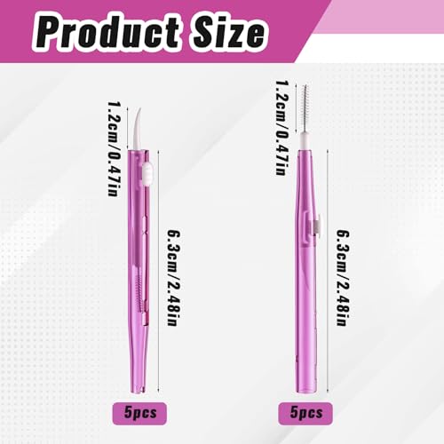 10Pcs Cell Phone Cleaning Kit, Dual Head Anti-Clogging Nylon Brushes Hook Cleaner, Multifunction Mini Cleaning Kits for 16 17 Pro Max Charging Port, Speaker, Earphone, Tablet, Camera, Keyboard, Purple